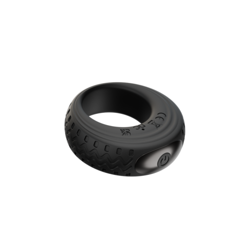 App Controlled Men’s Vibrating Delay Ring Rechargeable Sex Toy - 160